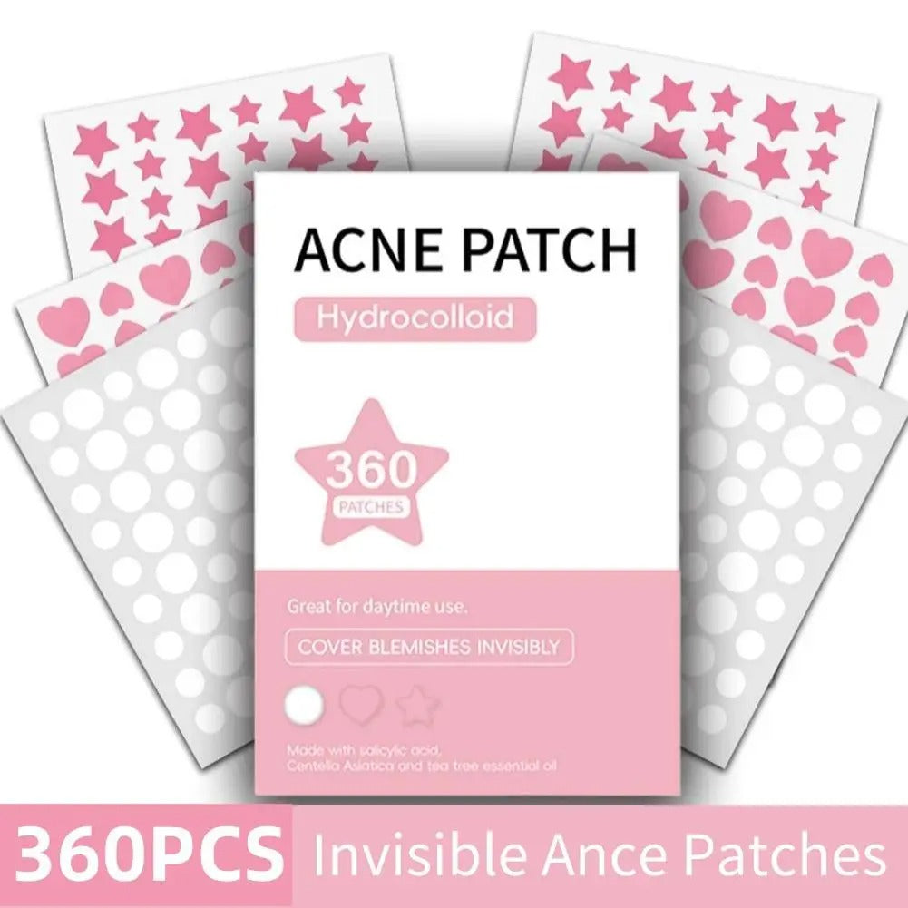 360Pcs Colorful Invisible Pimple Removal Anti-Acne Hydrocolloid Patches Spots Marks Concealer Beauty Makeup Tool Repair Sticker 4.5 725 Reviews ౹ 5,000+ sold
