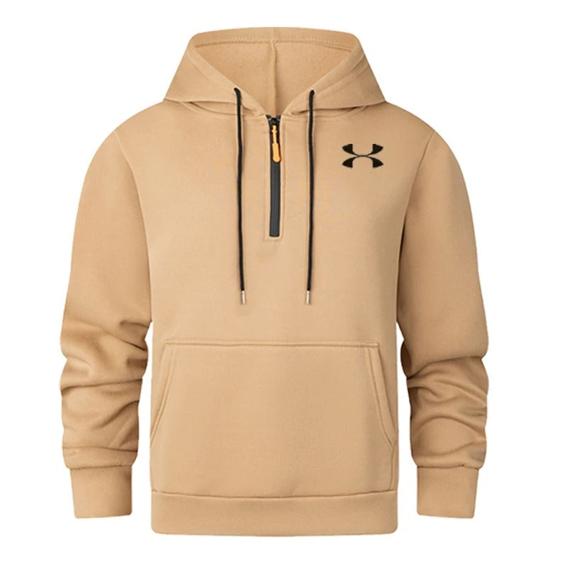 2025 Men's hoodie sweatshirt casual sports pullover Harajuku long-sleeved zipper hoodie pocket loose coat sweatshirt