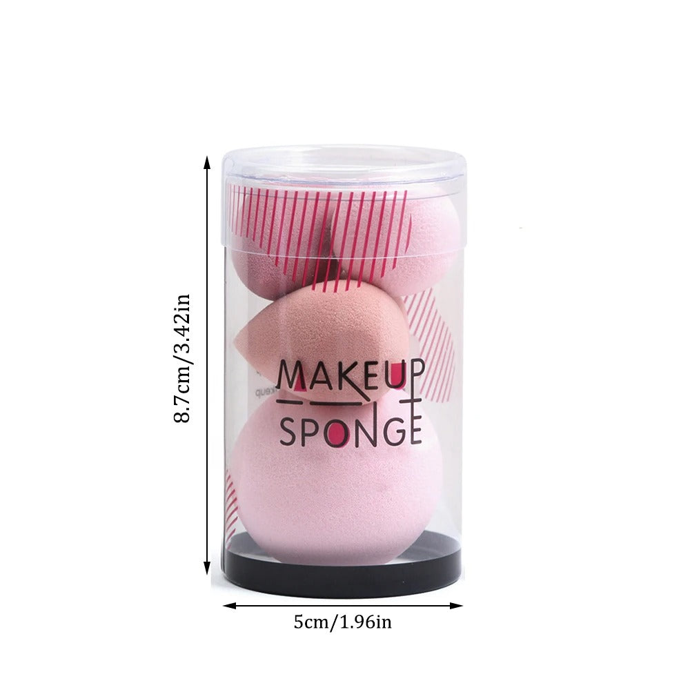 MAANGEL 5 canned beauty eggs, portable beauty products, powder puff, wet and dry dual-use makeup eggs