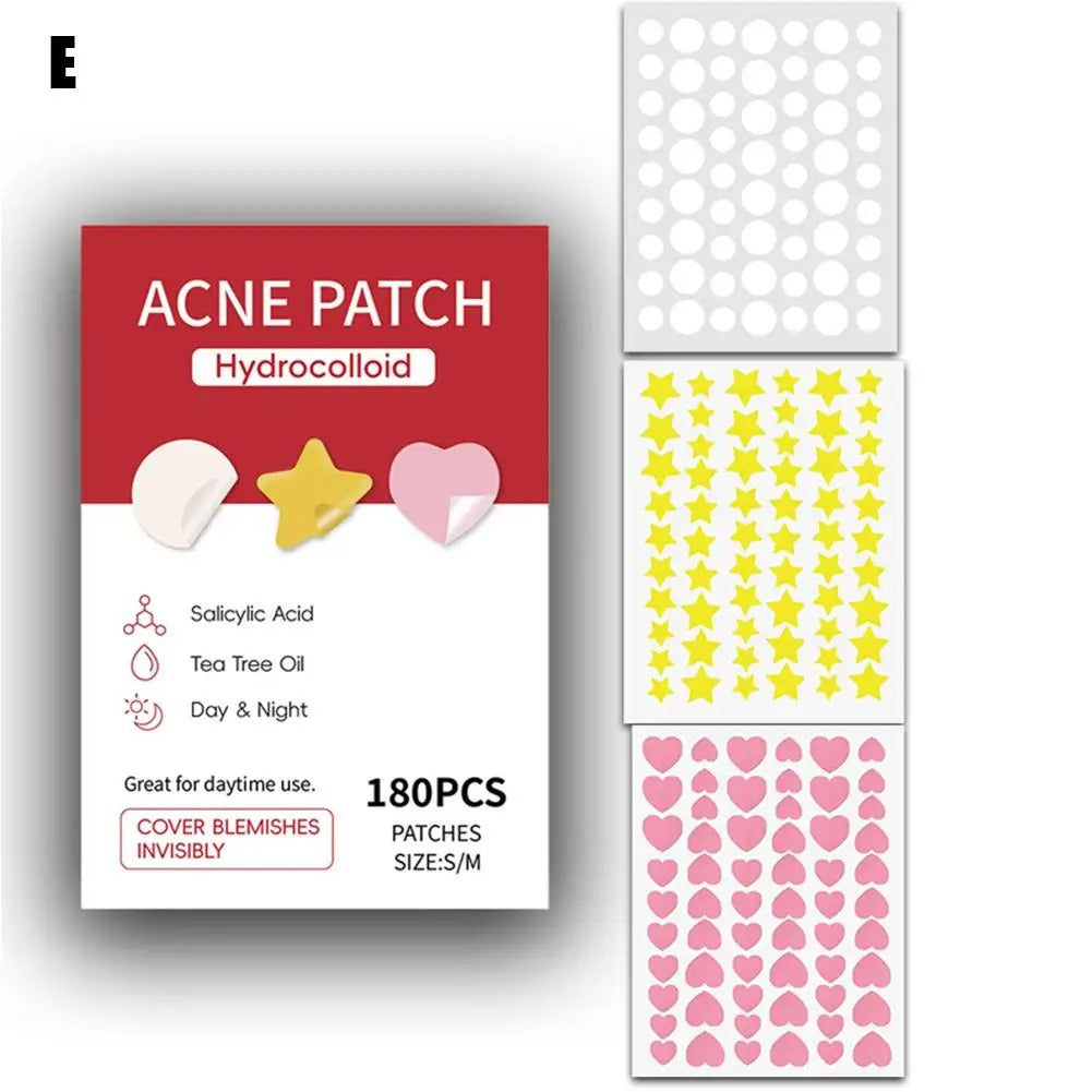 360Pcs Colorful Invisible Pimple Removal Anti-Acne Hydrocolloid Patches Spots Marks Concealer Beauty Makeup Tool Repair Sticker 4.5 725 Reviews ౹ 5,000+ sold