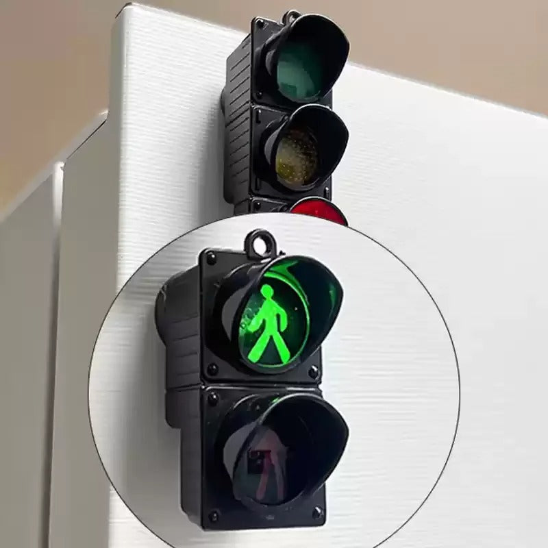 2025 New Traffic Light Magnetic Refrigerator Stickers Traffic Toy Pedestrian Light Creative Magnetic Decoration Accessories
