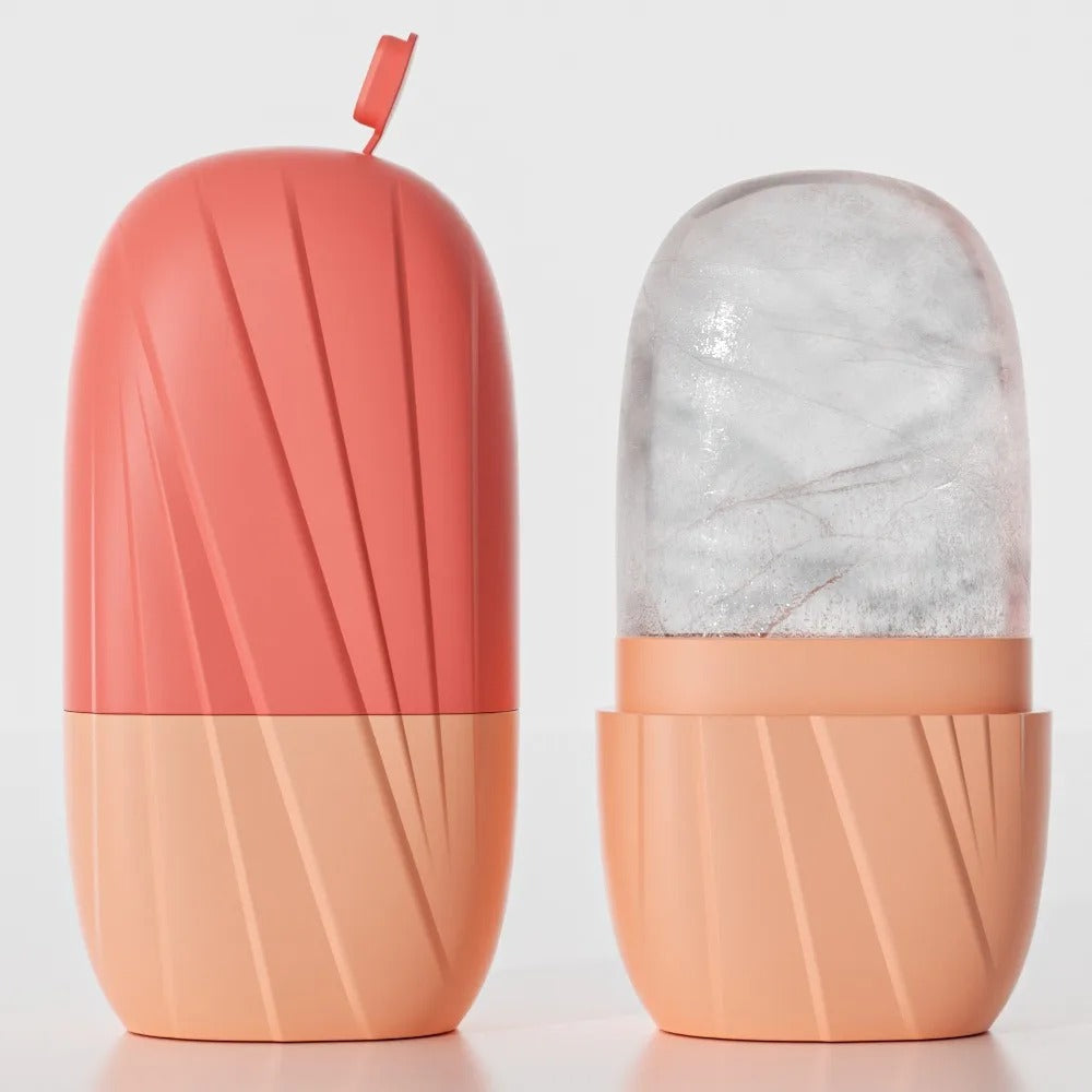 Silicone Face Application Ice Grid Beauty Ice Mold Facial Ice Application Massage Roller Ice Tray Multifunctional Skin Care Tool