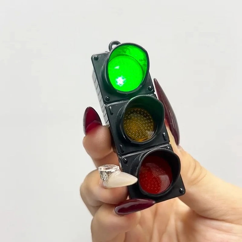2025 New Traffic Light Magnetic Refrigerator Stickers Traffic Toy Pedestrian Light Creative Magnetic Decoration Accessories