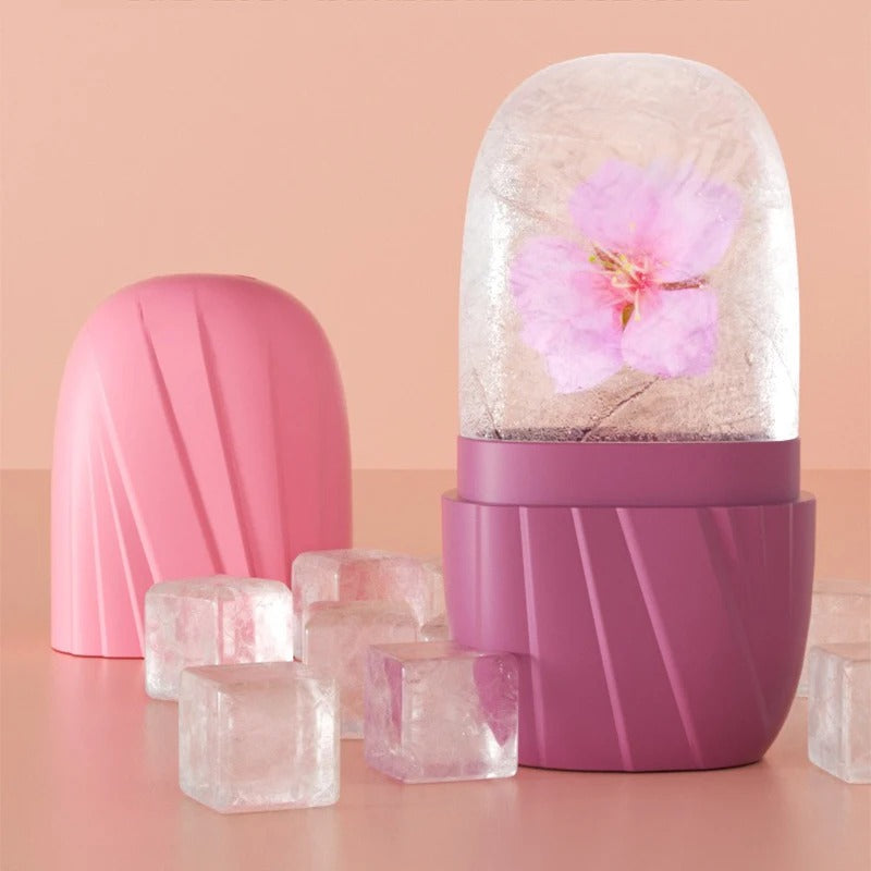 Silicone Face Application Ice Grid Beauty Ice Mold Facial Ice Application Massage Roller Ice Tray Multifunctional Skin Care Tool