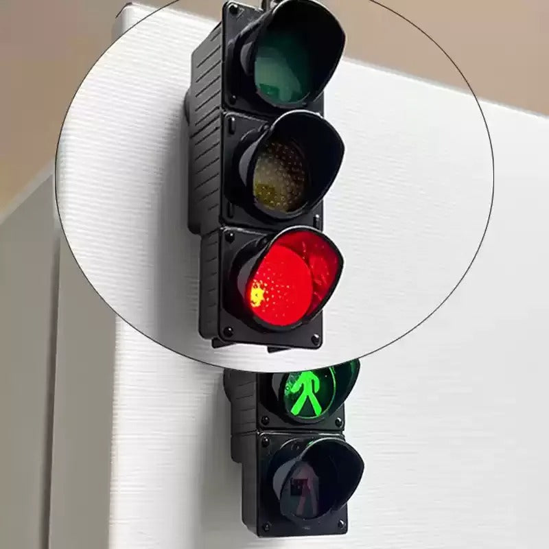 2025 New Traffic Light Magnetic Refrigerator Stickers Traffic Toy Pedestrian Light Creative Magnetic Decoration Accessories