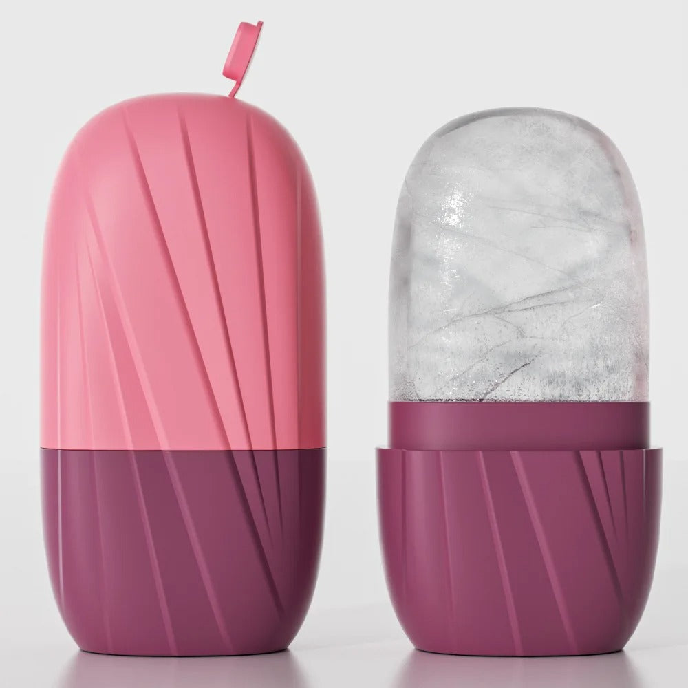 Silicone Face Application Ice Grid Beauty Ice Mold Facial Ice Application Massage Roller Ice Tray Multifunctional Skin Care Tool